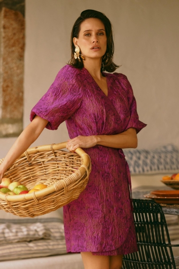 Lofty Manner Jurk DRESS MAUREEN RE27 PURPLE