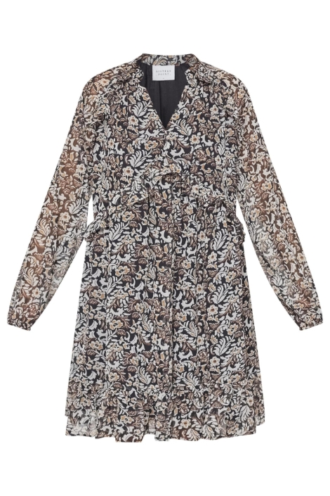 SisterS point zwarte dames jurk | Vooraanzicht