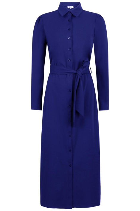 Zoso blauwe dames jurk | Vooraanzicht