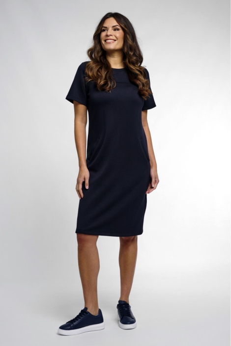 Zoso blauwe dames jurk | Model