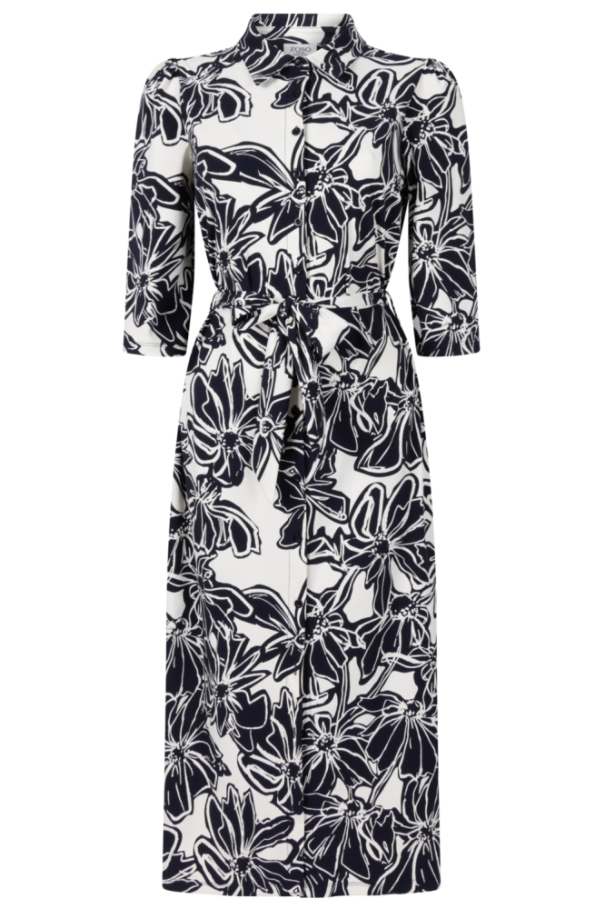 Zoso blauwe dames jurk | Vooraanzicht