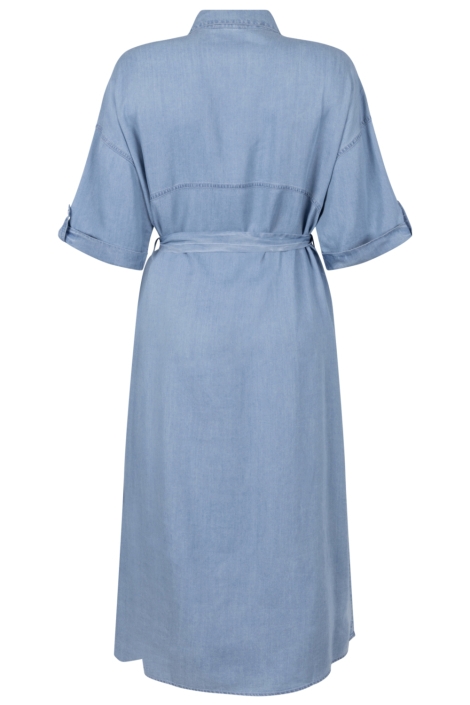 Zoso blauwe dames jurk | Achteraanzicht