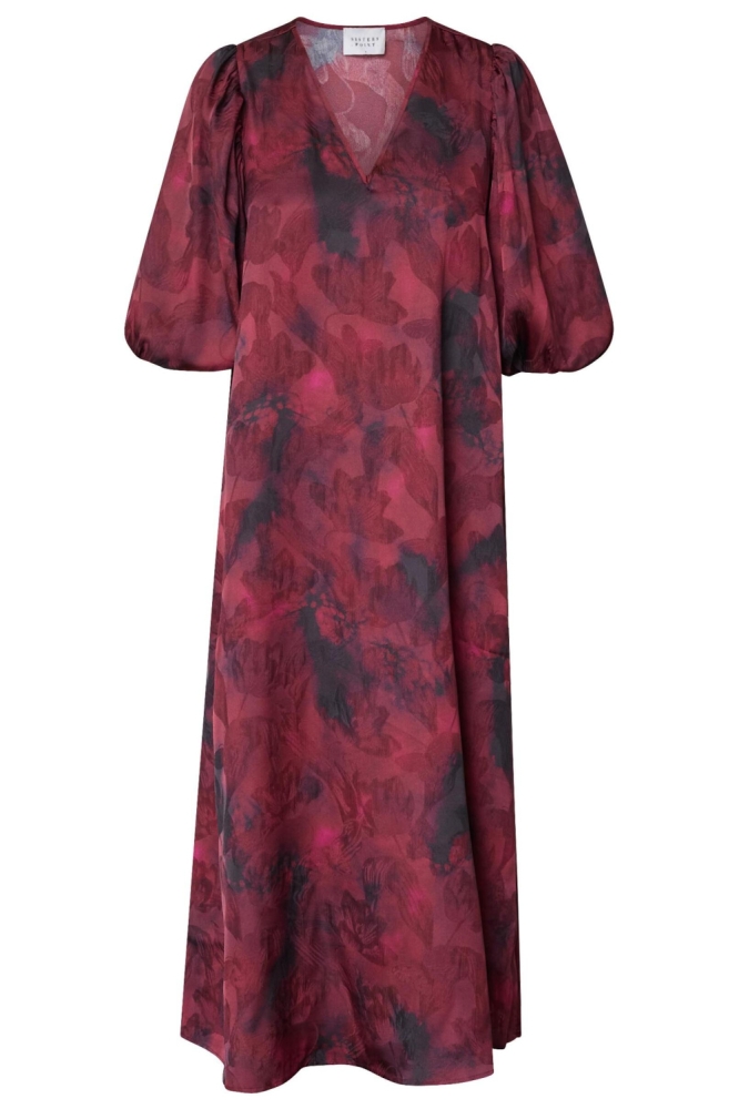 SisterS point bordeaux dames jurk | Vooraanzicht