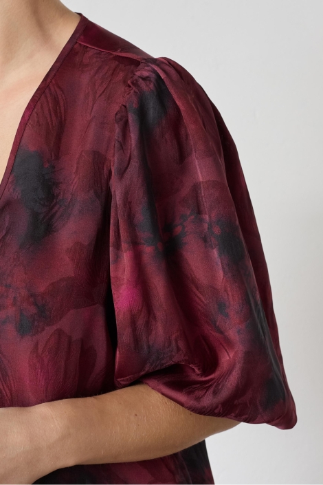 SisterS point bordeaux dames jurk | Unique Selling Point