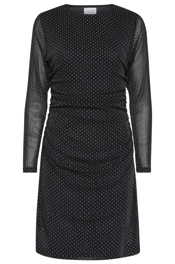 SisterS point zwarte dames jurk | Vooraanzicht