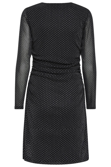 SisterS point zwarte dames jurk | Achteraanzicht