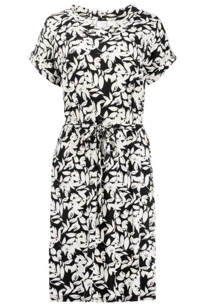 NED zwarte dames jurk | Vooraanzicht