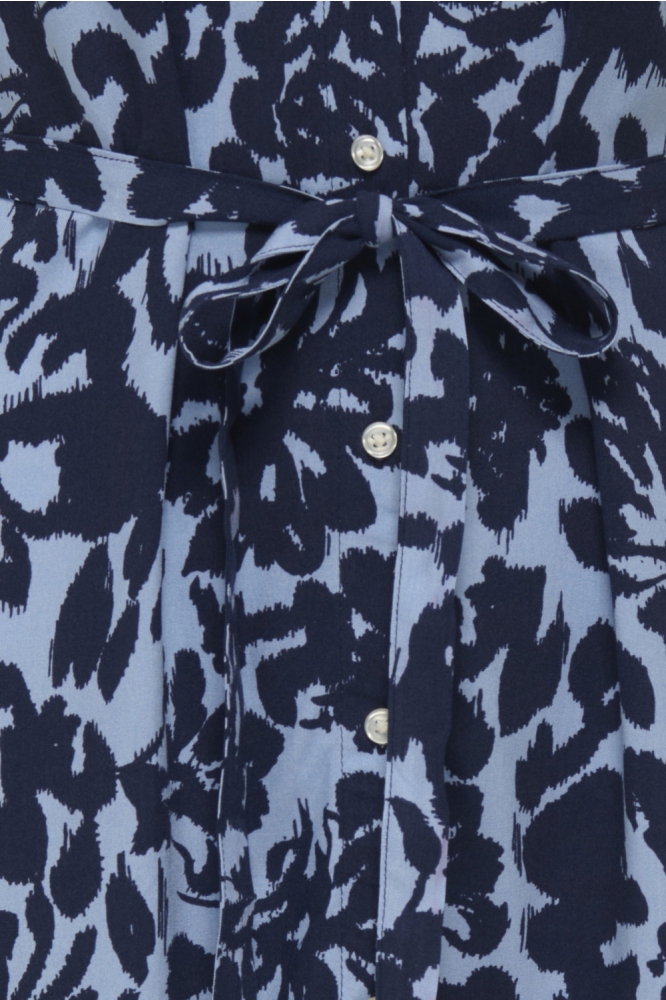 Only blauwe dames jurk | Kleurstaal