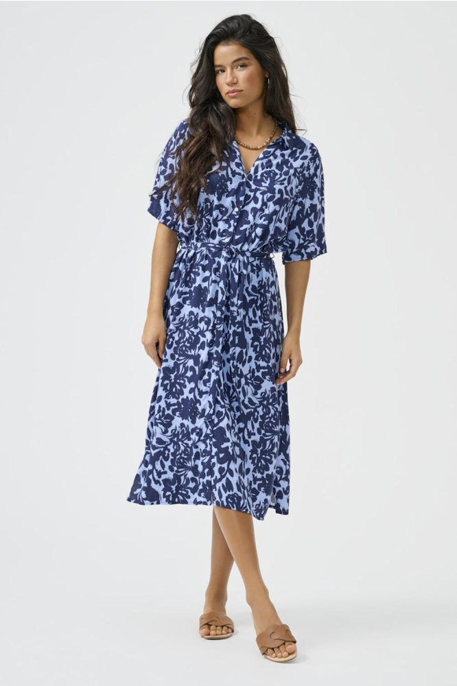 Only blauwe dames jurk | Model