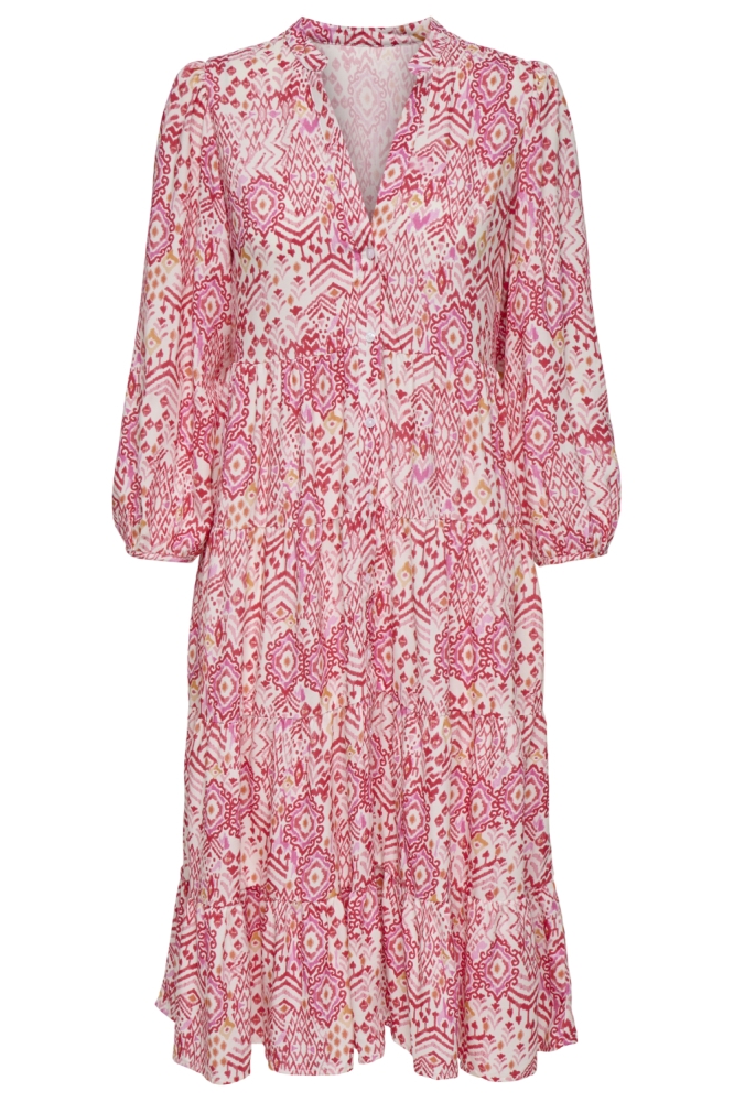 Only witte dames jurk | Vooraanzicht