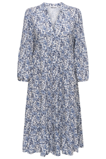Only onlmilana 7/8 dress wvn noos Blauw