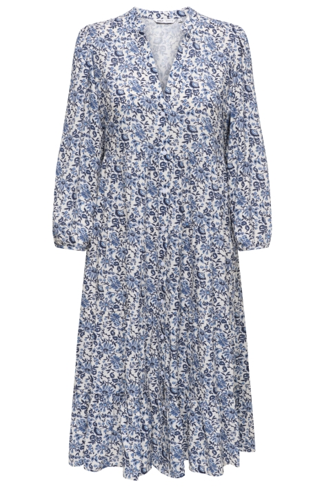 Only blauwe dames jurk | Vooraanzicht