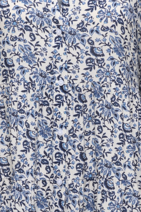 Only blauwe dames jurk | Close up