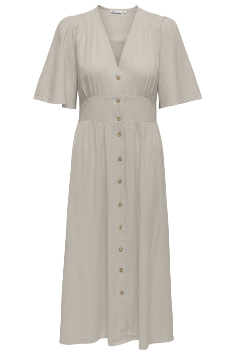 Only beige dames jurk | Vooraanzicht