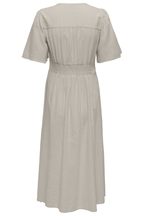 Only beige dames jurk | Achteraanzicht