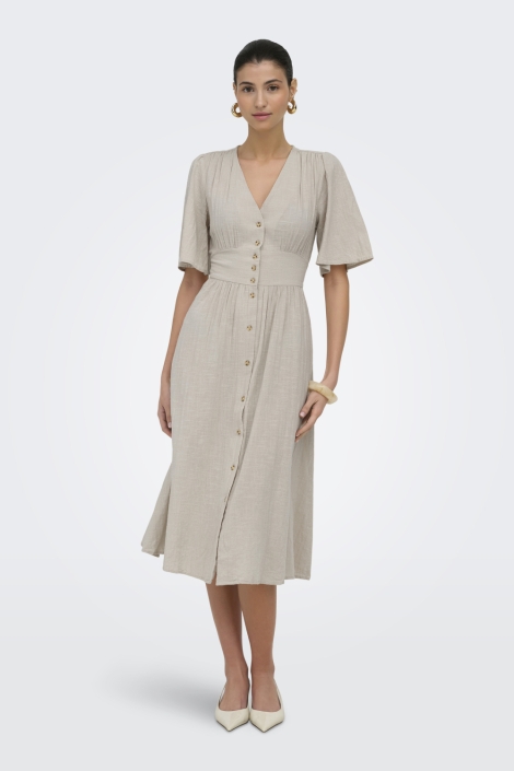 Only beige dames jurk | Model