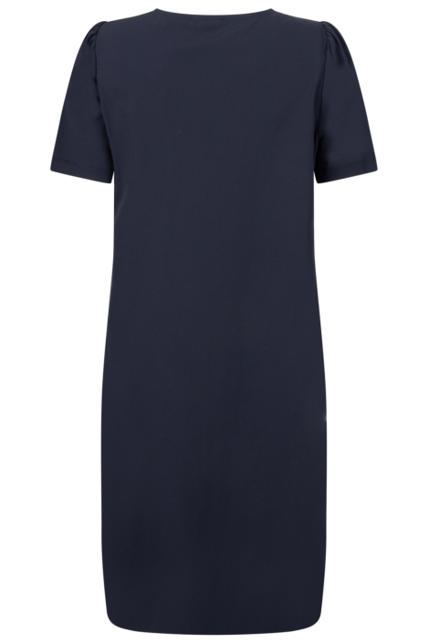 Zoso blauwe dames jurk | Achteraanzicht