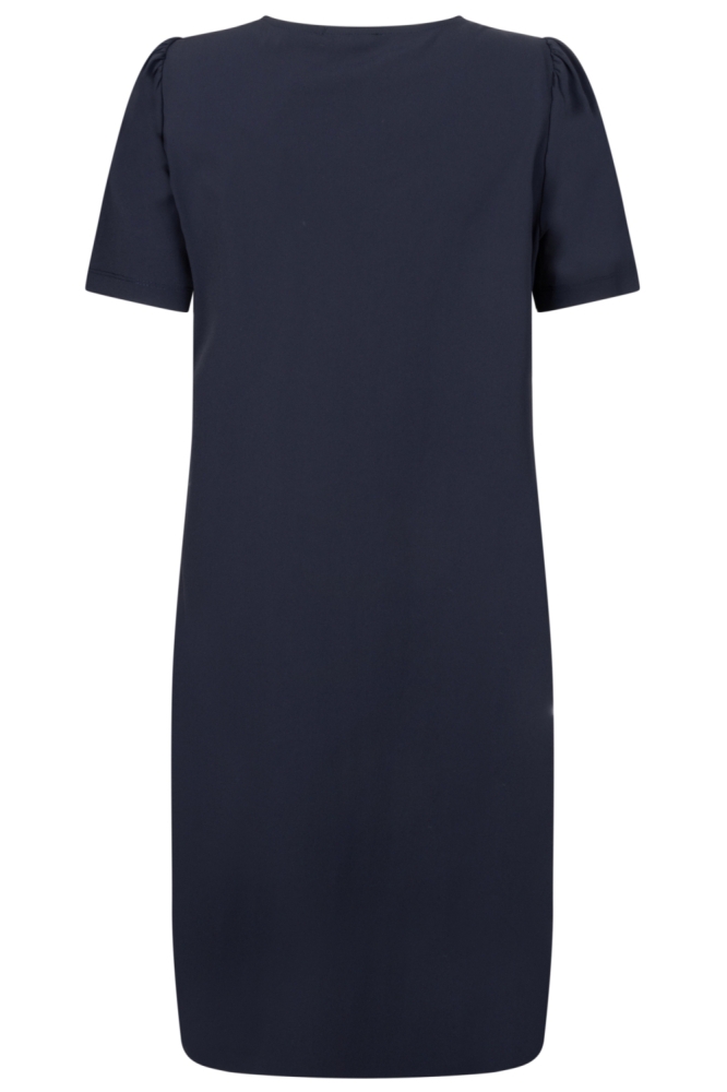 Zoso blauwe dames jurk | Achteraanzicht