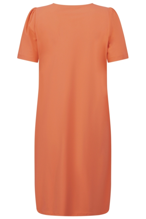 Zoso oranje dames jurk | Achteraanzicht