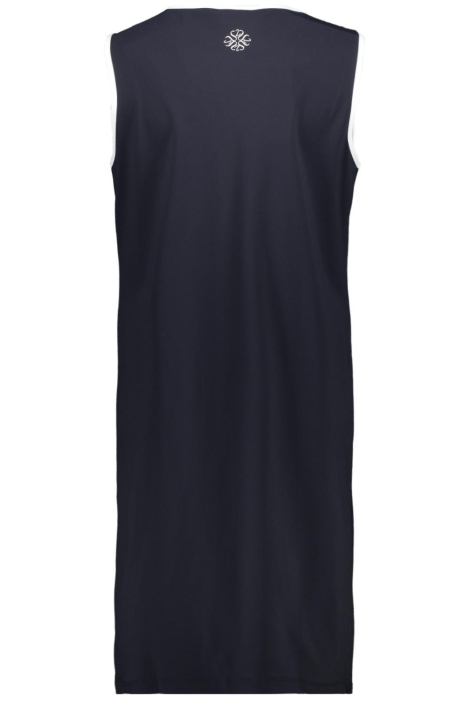 Zoso blauwe dames jurk | Achteraanzicht