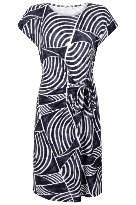 Zoso blauwe dames jurk | Vooraanzicht