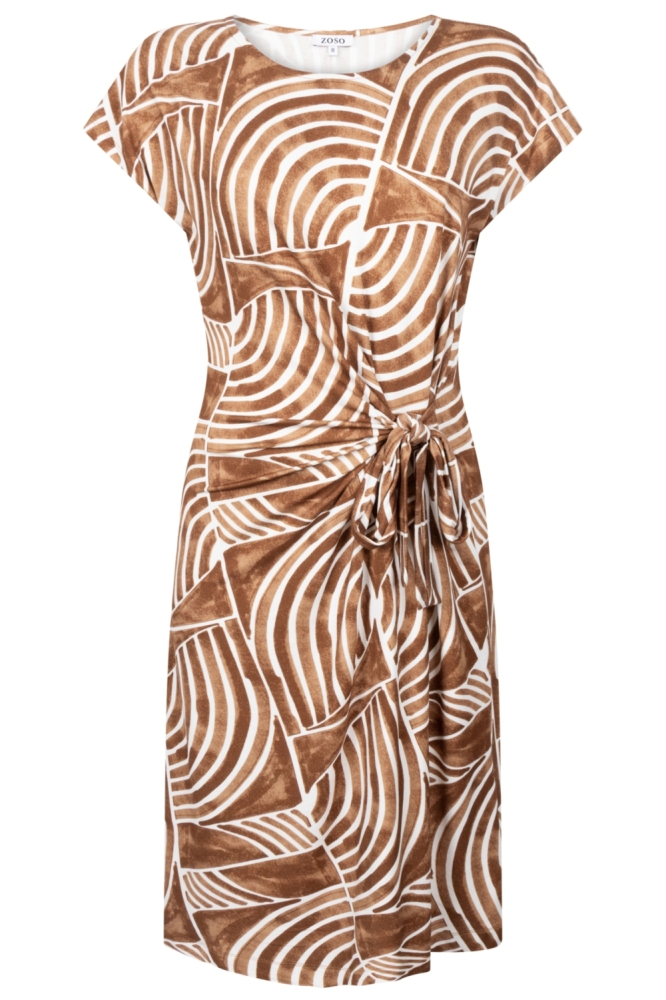 Zoso oranje dames jurk | Vooraanzicht