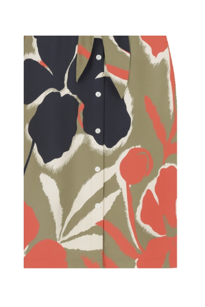 Zoso groene dames jurk | Close up