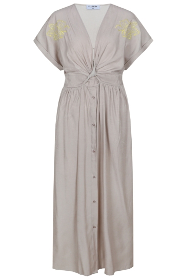 Fluresk Jurk JAZZE DRESS 26ZFOF14 Khaki