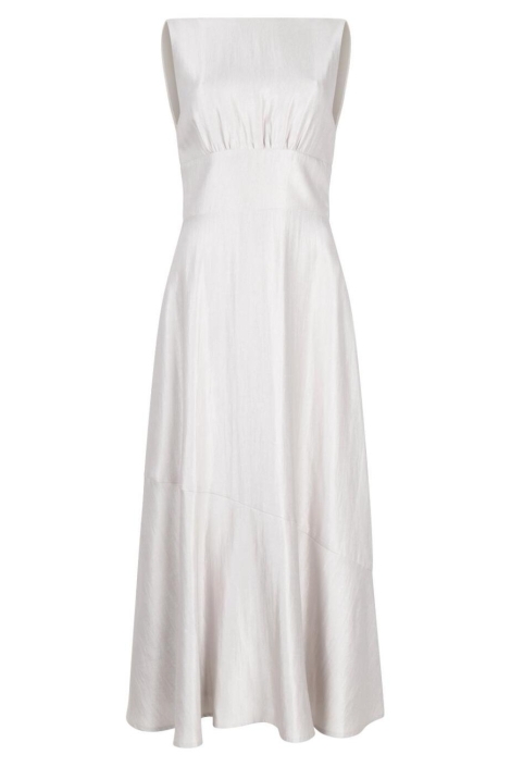 Aaiko zilveren dames jurk | Vooraanzicht