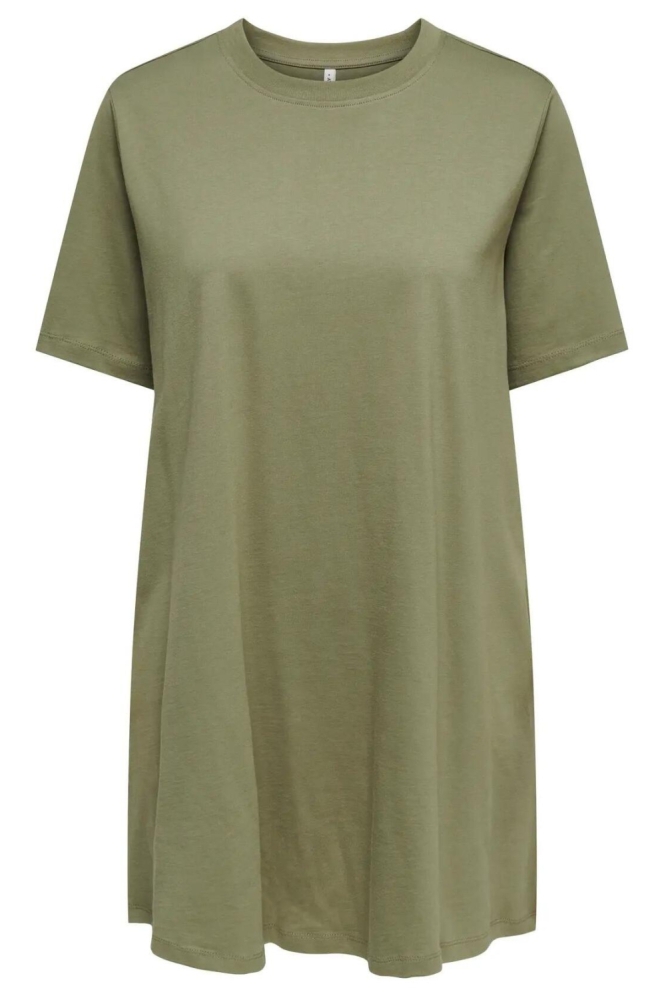 Only groene dames jurk | Vooraanzicht