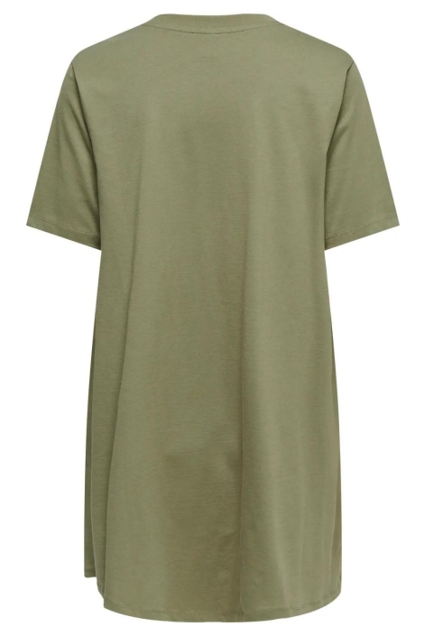 Only groene dames jurk | Achteraanzicht