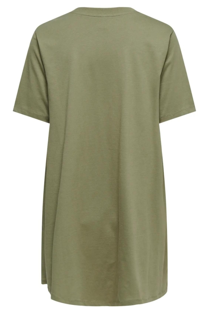 Only groene dames jurk | Achteraanzicht