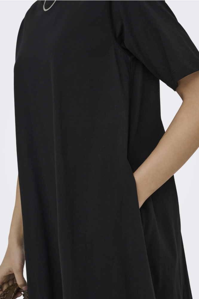 Only zwarte dames jurk | Close up