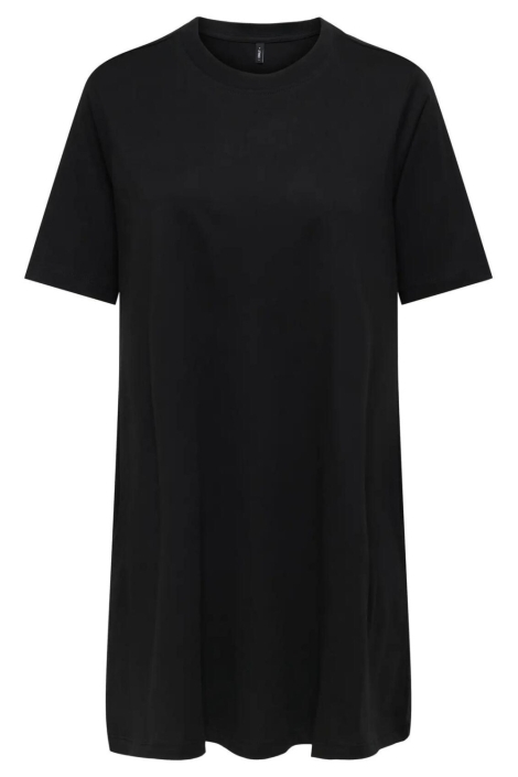 Only zwarte dames jurk | Vooraanzicht