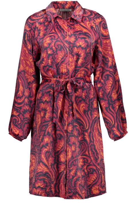Geisha multi color dames jurk | Vooraanzicht
