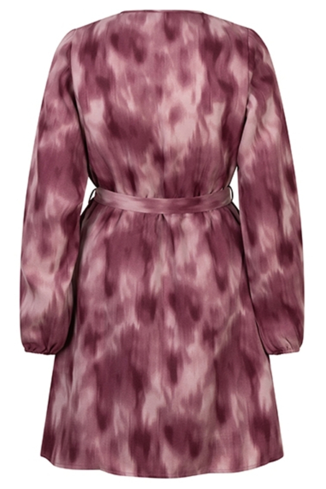 Lofty Manner rode dames jurk | Achteraanzicht