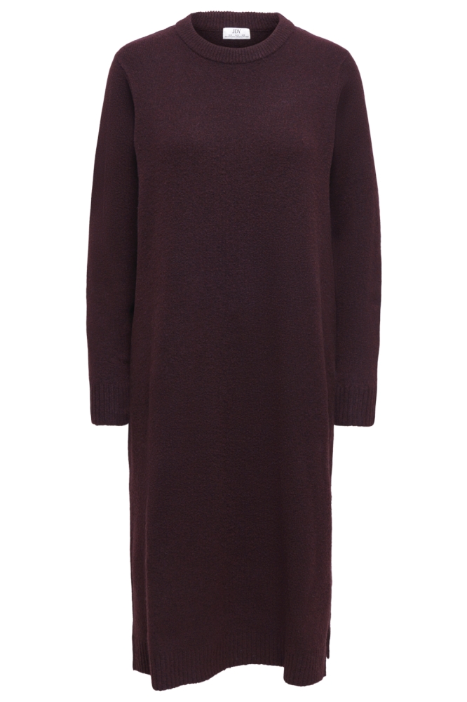 Jacqueline de Yong bordeaux dames jurk | Vooraanzicht