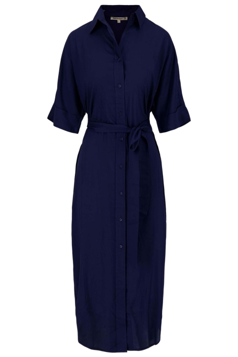 Zusss blauwe dames jurk | Vooraanzicht