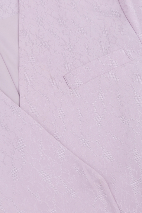 Studio Amaya paarse dames jurk | Close up