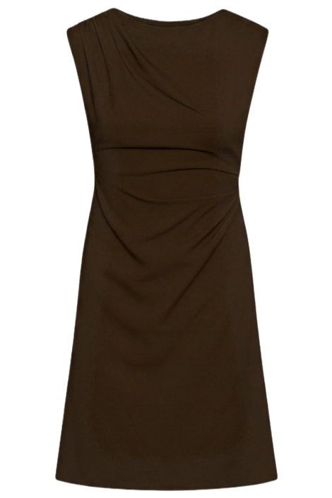 Vero Moda bruine dames jurk | Vooraanzicht