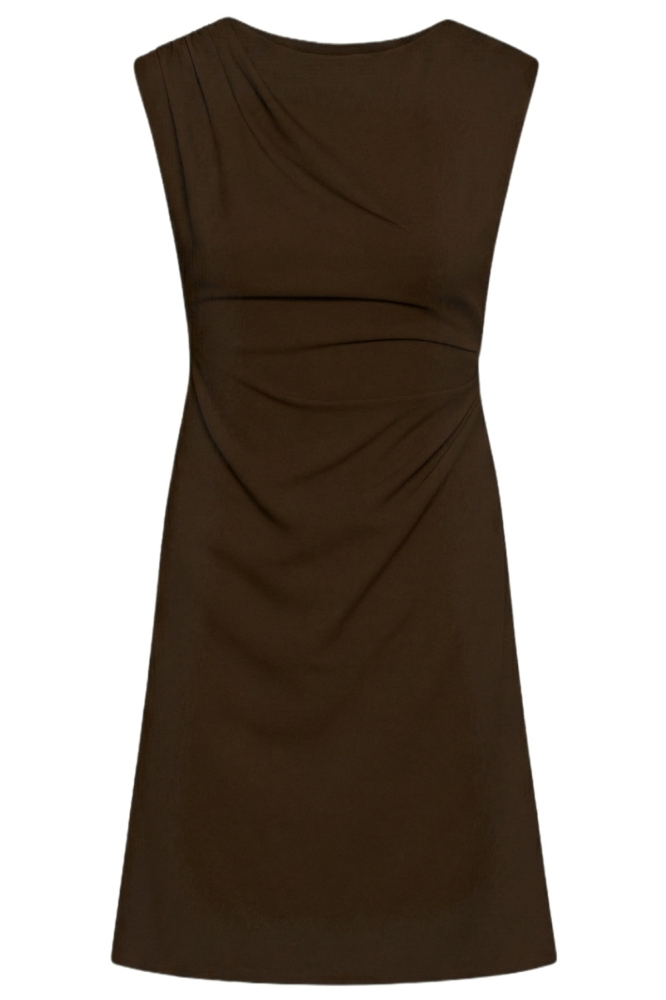 Vero Moda bruine dames jurk | Vooraanzicht