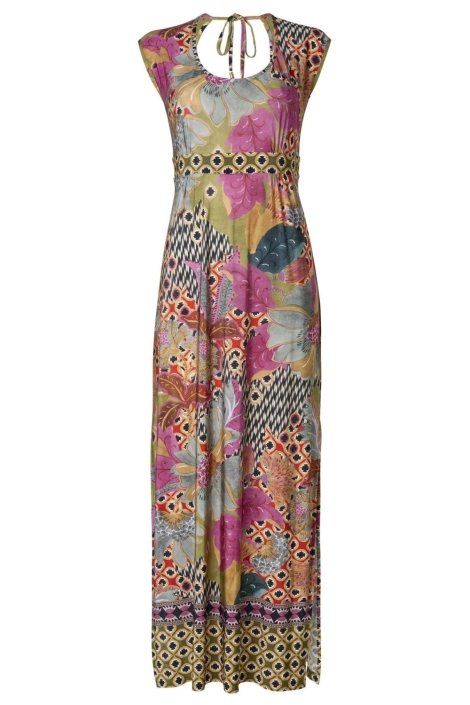Tessa Koops multi color dames jurk | Vooraanzicht