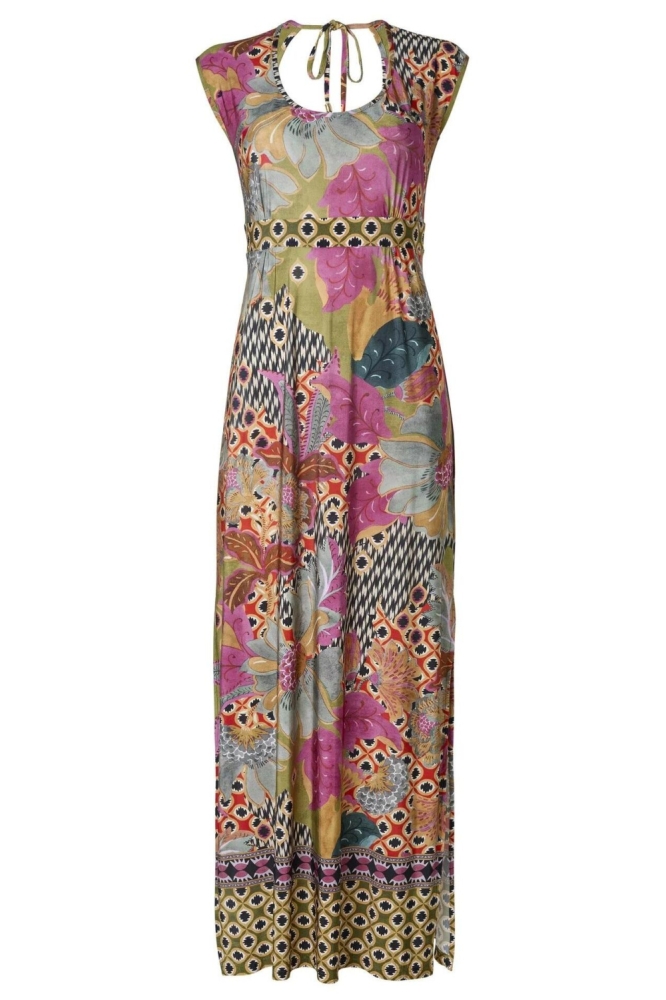 Tessa Koops multi color dames jurk | Vooraanzicht