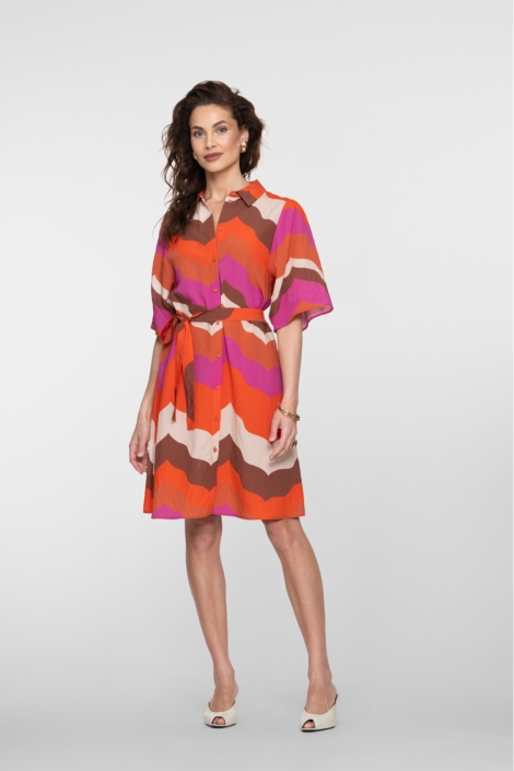 Geisha multi color dames jurk | Model