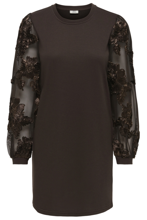 Jacqueline de Yong bruine dames jurk | Vooraanzicht