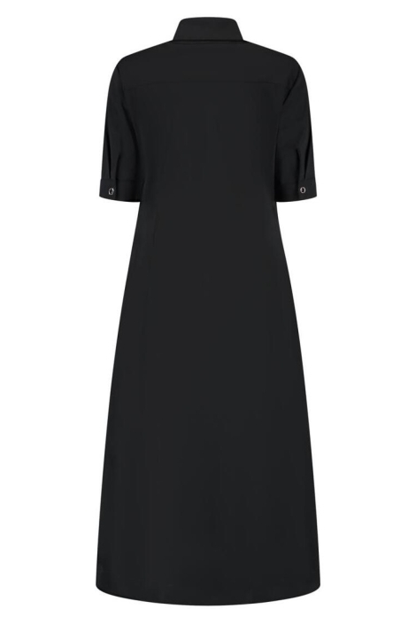 Lady Day zwarte dames jurk | Achteraanzicht