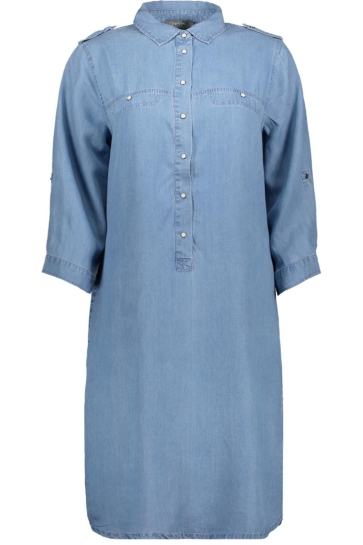 Geisha Broek ANGEL MID BLUE TENCEL