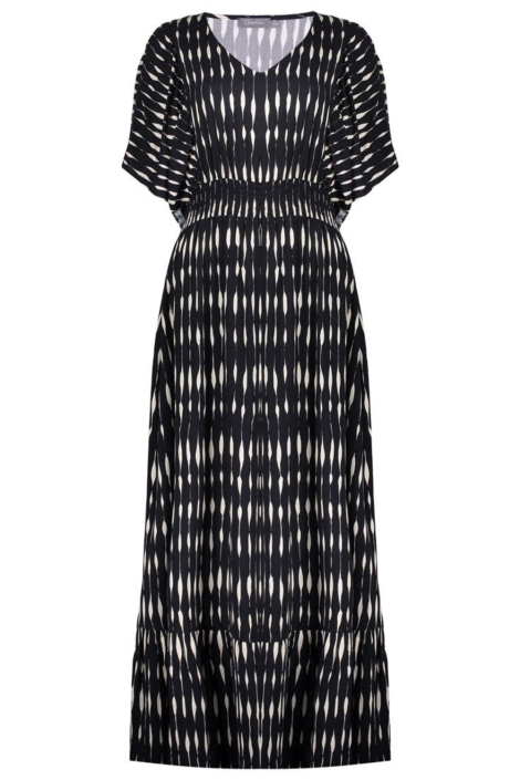 Geisha zwarte dames jurk | Vooraanzicht
