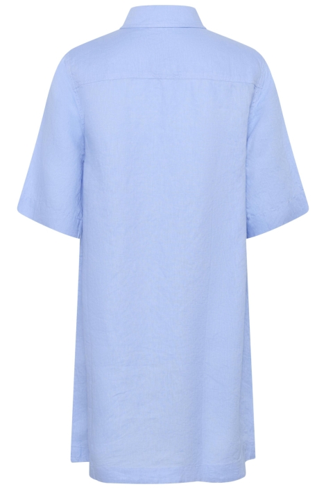 Part Two blauwe dames jurk | Model achteraanzicht