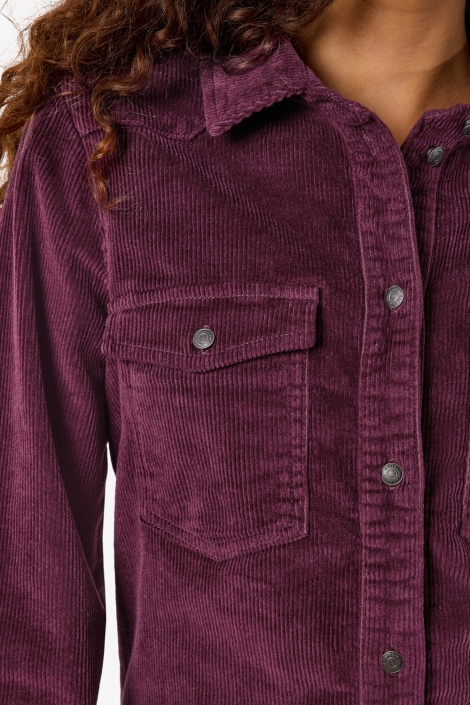 Noisy may bordeaux dames jurk | Close up